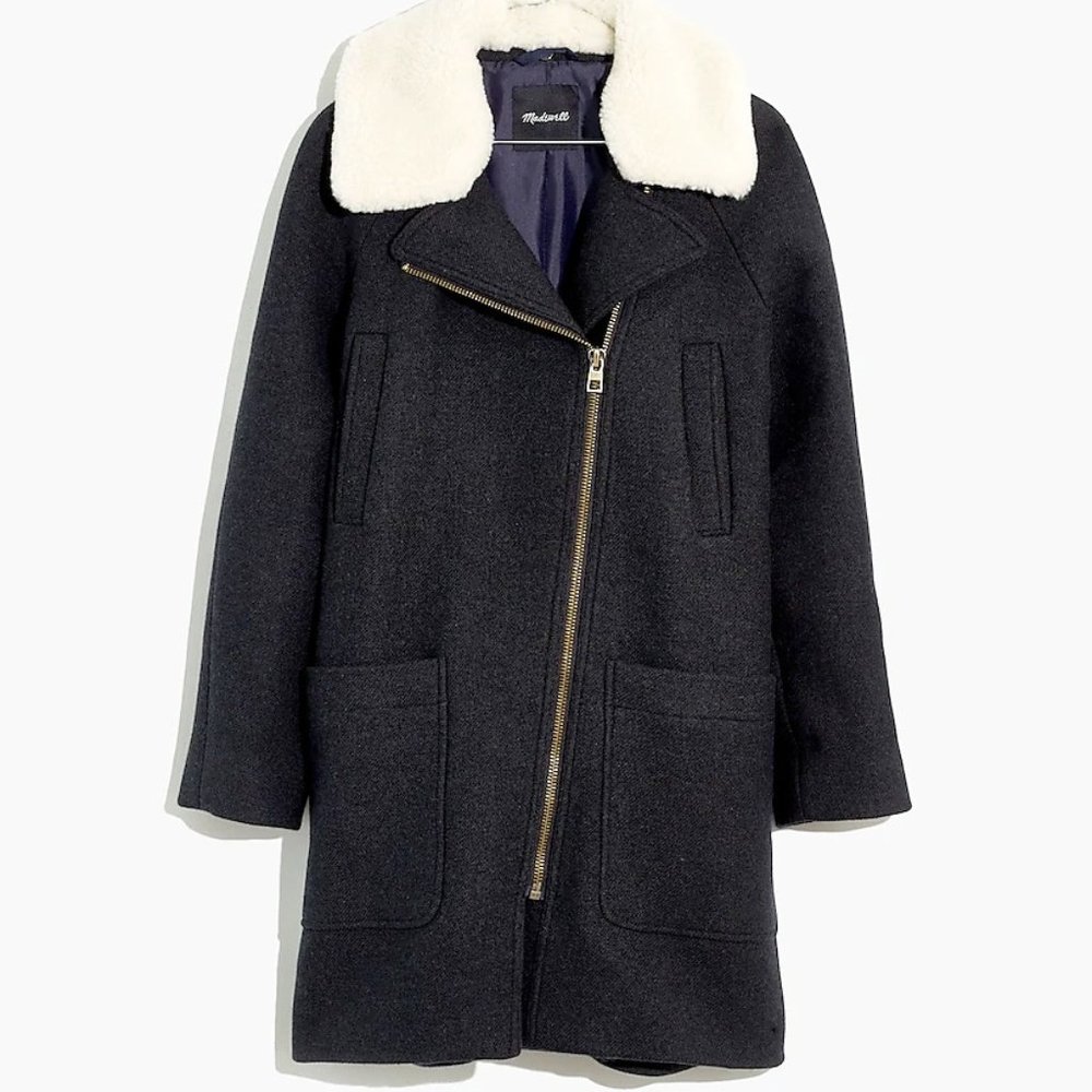 Madewell Eldridge Zip Coat - NWOT